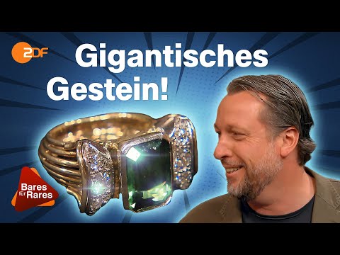 Hohe Goldschmiedekunst: 7 Karat Turmalin zieht alle Blicke auf diesen Cocktailring | Bares für Rares
