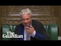 ‘Ord... Order!’: Bercow loses voice, responds to PM's kangaroo testicle jibe