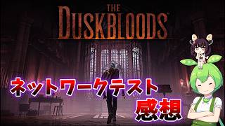 ダスクブラッドネットワークテストの感想回