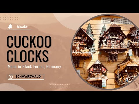 CUCKOO  CLOCKS! Made in Germany (Black Forest) Deutschland #vlog #travel 