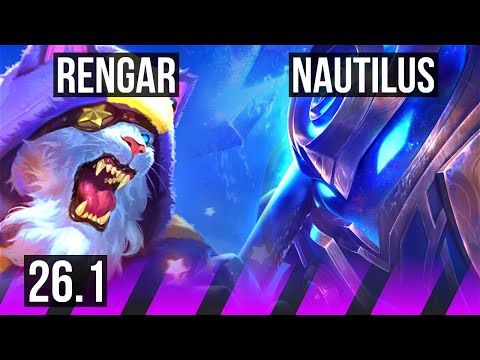 RENGAR & Xayah vs NAUTILUS & Kai'Sa (SUP) | KR Grandmaster | 26.1