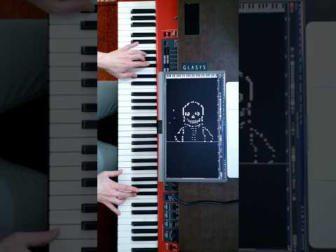 Drawing Sans with a Piano (Undertale / Live MIDI Art)
