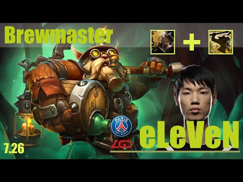 Brewmaster Gameplay back to Mid by PSG.LGD.eLeVeN Dota 2
