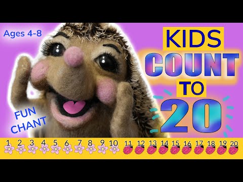 Kids Count with Missy May Hedgehog - Learn numbers to 20!