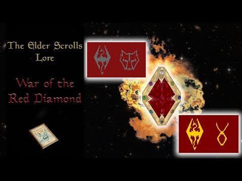 The War of the Red Diamond (Explained with Map) - The Elder Scrolls Lore