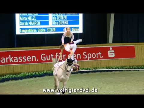 Gut Waffenschmiede Junior I - Team 03 - DJM Voltigieren Aachen 2017