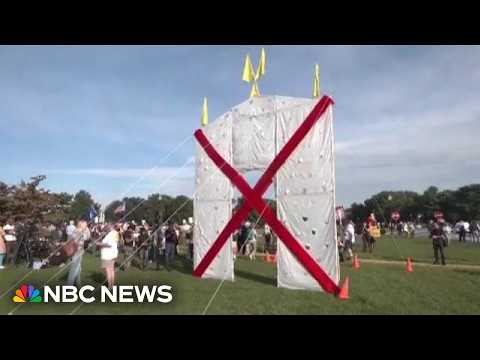 Trump-proposed arch near Arlington Cemetery sparks protests