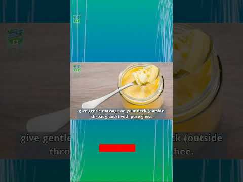 Best Home Remedy for Tonsil Stones: Pure Ghee That Works Fast! 🥄 #shorts