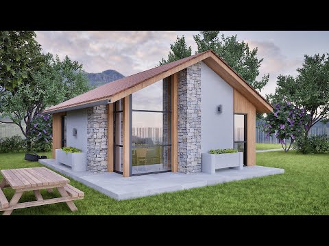 Small Home Design 42m² (452 sqft) | Modernes Leben umgeben von der Natur