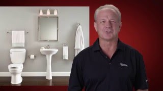 Installing a Pfister Faucet Tissue Paper Holder with the Clicklock Mounting System