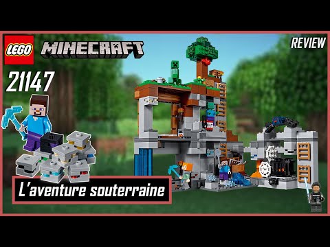 Vidéo LEGO Minecraft 21147 : Les aventures souterraines