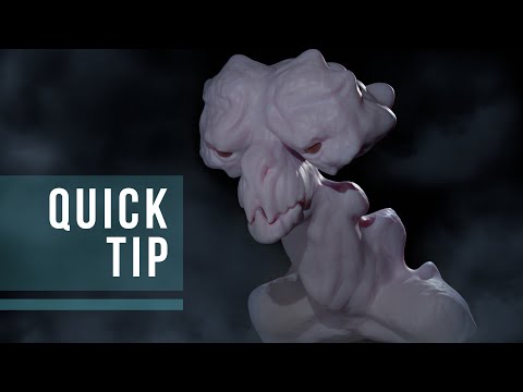 How to make your creature sculpt look better in Blender - Concept Art Quick Tips