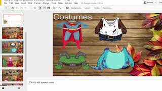 Disguise a Turkey with Google Slides
