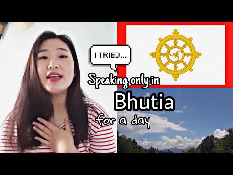 Speaking only in Bhutia for a day😀 *I tried