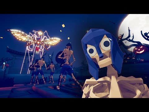 Skeleton Warriors vs Good characters - totally accurate battle simulator