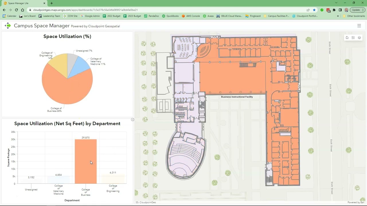 Campus Facilities Space Manager Demo