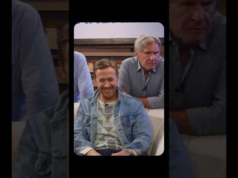 Ryan Gosling Loses it at Harrison Ford