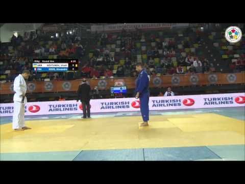 Vitalii KOVTUNOV (UKR) Vs Alexandre IDDIR (FRA) - Judo Grand Prix Samsun 2014 [-90kg]