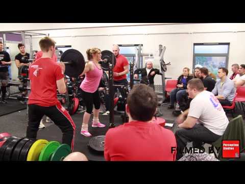 TITANIUM POWERLIFTING COMPETITION - SQUAT - NATASHA 30KG ROUND 2