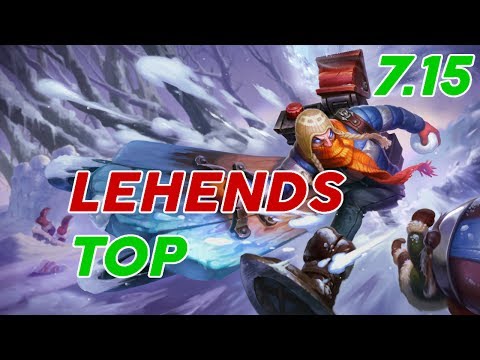 progamer Lehends Singed Top Patch 7.15