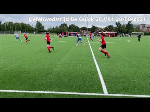 Samenvatting oefenwedstrijd Be Quick '28 - Jong PEC Zwolle Vrouwen 28-08-2021
