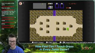 How fast Can I touch Grass in EVERY Zelda vod part 1
