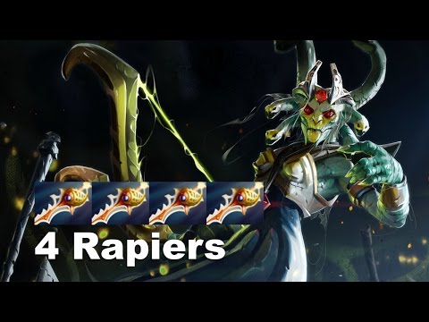 Medusa buys 4 Rapiers - VPP vs VP Dota 2