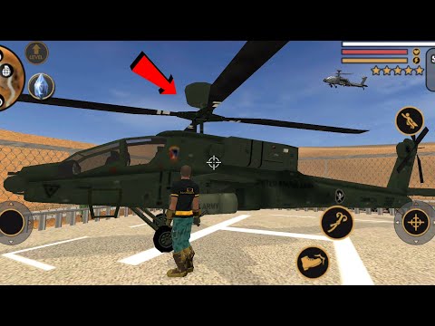 Vegas Crime Simulator (Vegas hero Drive Black Army Helicopter) Helicopter Stolen - Gameplay HD