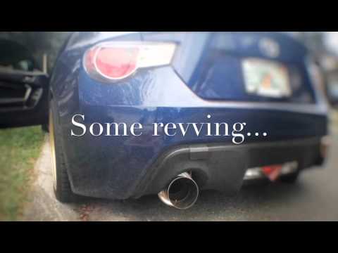 Greddy Revolution RS single exit exhaust on Scion FRS/GT86