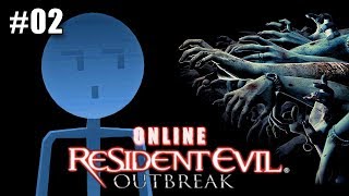 Resident Evil Outbreak Online 2018 Ep 02 - Stickmen pt 2