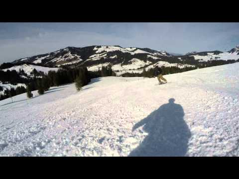 Snowboarding im Eriz GoPro 4