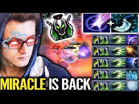 Miracle [Rubbick] Double Blink amazing spell - 200IQ Miracle- Dota 2 gameplay