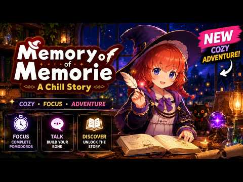 Memory of Memorie : A Chill Story Gameplay | Study Focused (PC Game)