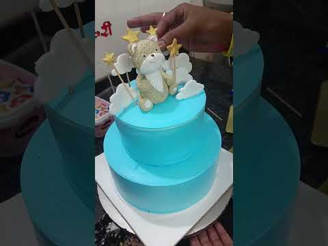 2 kg #double step#pineapplecake # cake teddy bear