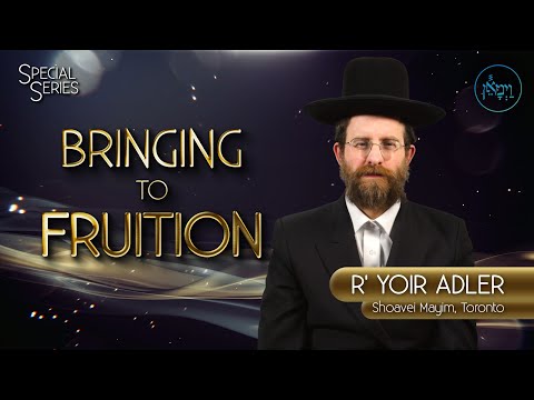 Special Series - Bringing to Fruition | Rabbi Yoir Adler