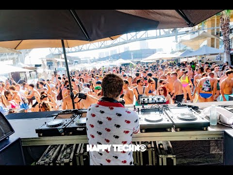 GARY BECK @ HAPPY TECHNO - GO BEACH CLUB BARCELONA 15/08/2023 4k videoset