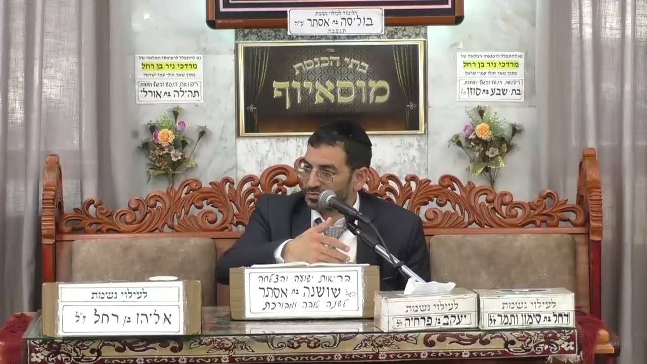 הרב אלון עטיה | פרשת כי תבוא | בית הכנסת מוסאיוף