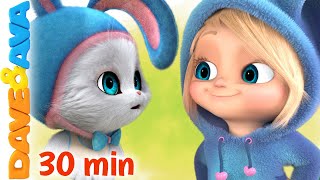 🐰  Little Bunny Foo Foo and More Baby Songs | Kid Songs &amp; Nursery Rhymes by Dave and Ava 🐰