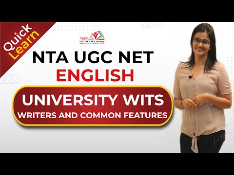 Apple B Schnelllernen | Universitätswissen | Autoren & Gemeinsamkeiten | NTA UGC NET Englisch