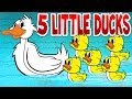 Five Little Ducks - Spring Songs for Children with ...