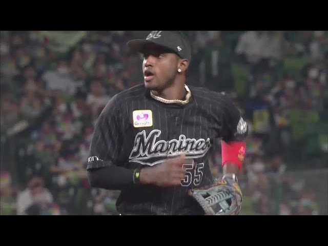 【4回裏】マリーンズ・エチェバリア 華麗な守備で出塁を許さない!! 2021/7/13 L-M