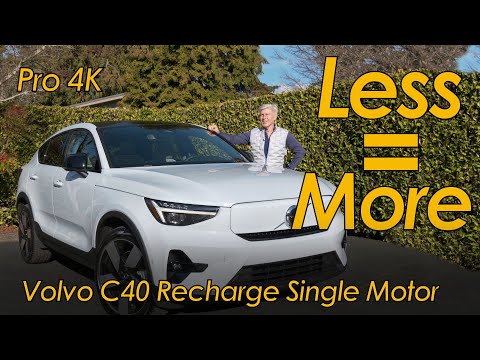 2024 Volvo C40 Recharge Single Motor Costs Less, Travels Farther, Sprints Slower. #cars #EVs
