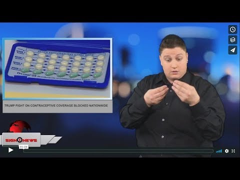 Trump fight on contraceptive coverage blocked nationwide (ASL - 1.15.19)