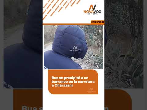 🟠Un bus que transportaba varios pasajeros cayó a un barranco