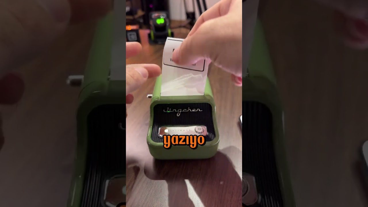 Bu kadar iyi basan mini yazıcı görmediniz! Ürün linki yorumlarda! #shorts #işbirliği