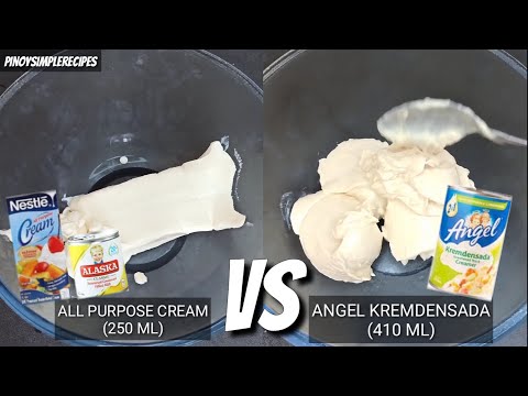 Angel Kremdensada VS All Purpose Cream w/ Condensed Milk | Pinoy Homemade Ice Cream Base