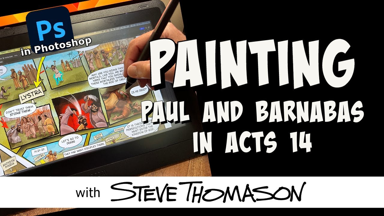 Painting Paul and Barnabas in Acts 14 | Livestream with Steve Thomason