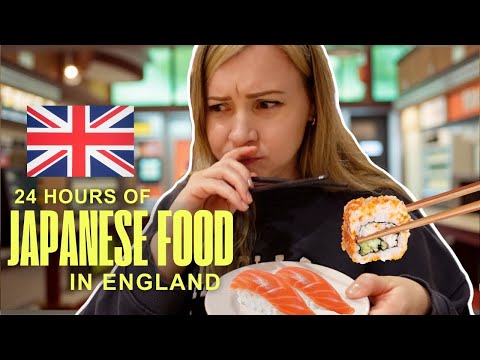 24HR 在英國只吃日本料理 😅🇬🇧 ft.@AbroadinJapan (24HR Eating ONLY Japanese Food in England 😅🇬🇧 ft. @AbroadinJapan )
