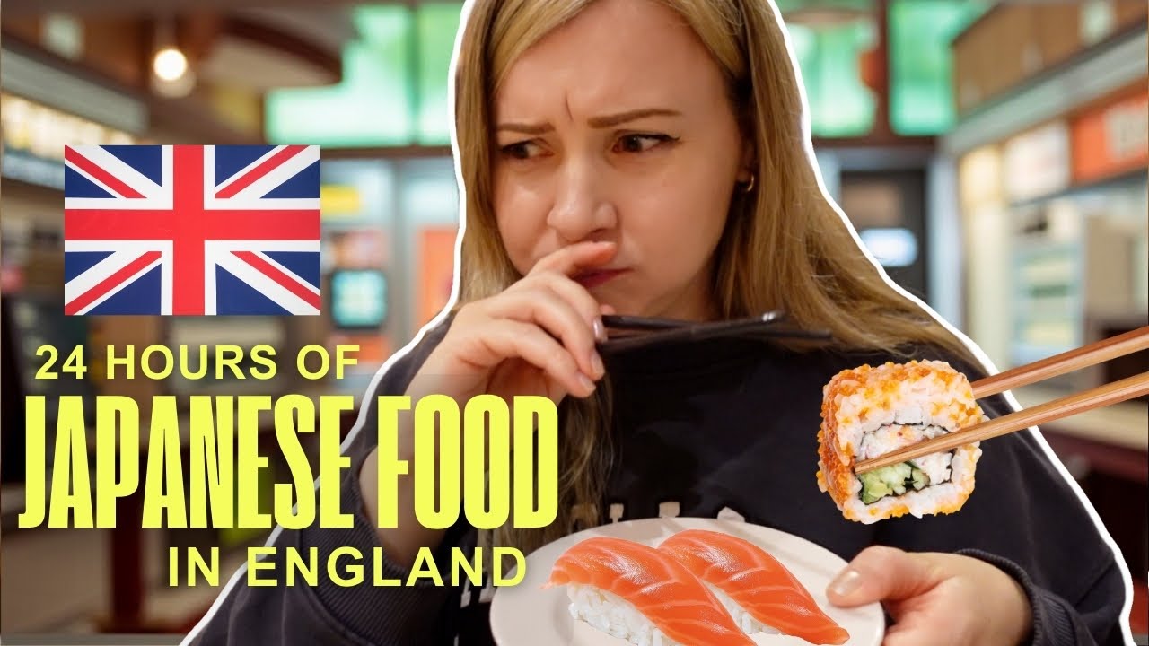 24HR Eating ONLY Japanese Food in England