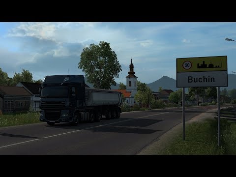 ETS 2 1.36 - Road To The Black Sea DLC - DAF XF 105.510 - Trip: Piteşti - Szeged